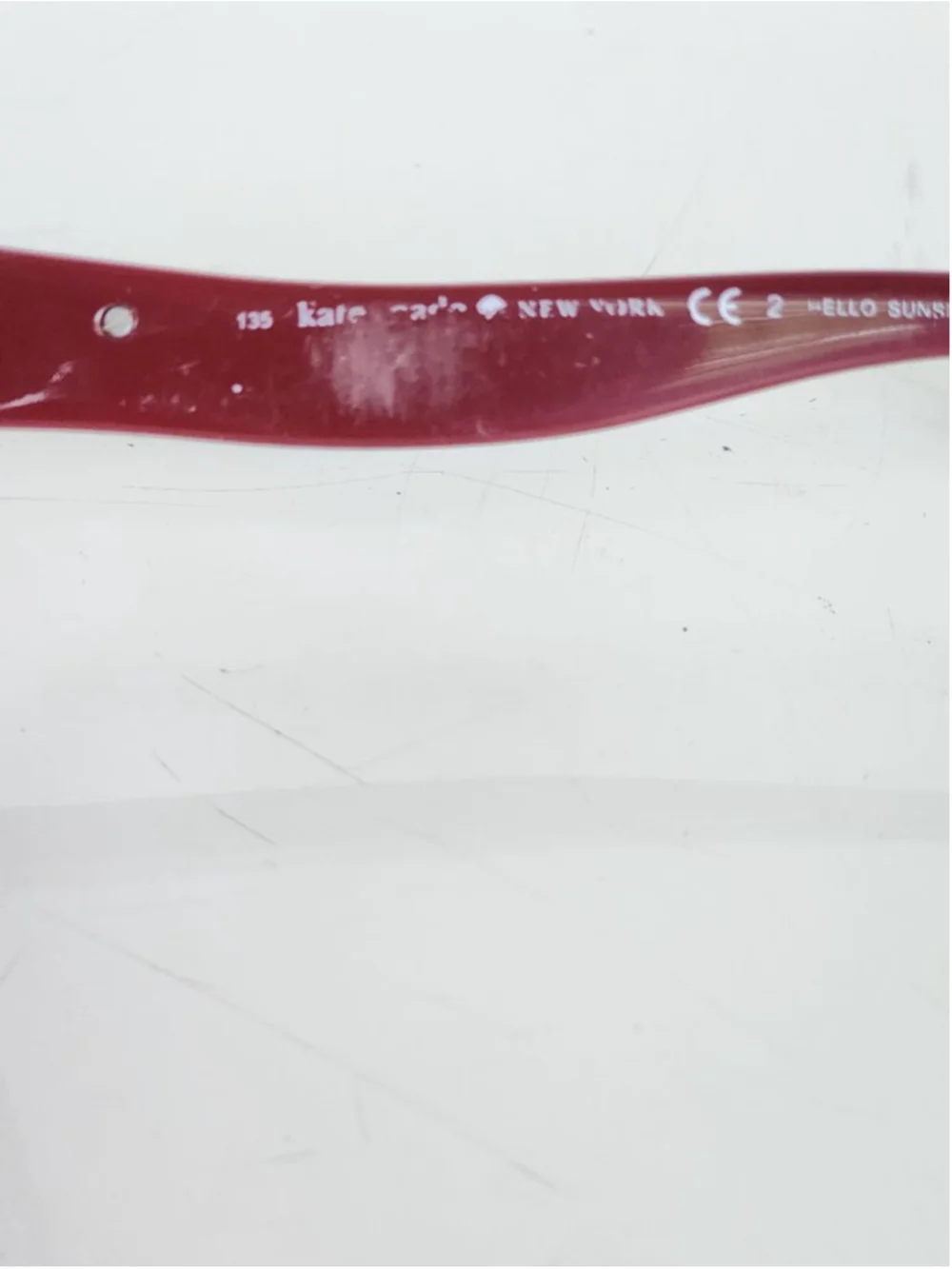KATE‎ SPADE Emalee Gradient Burgundy Brown Cat Eye Sunglasses